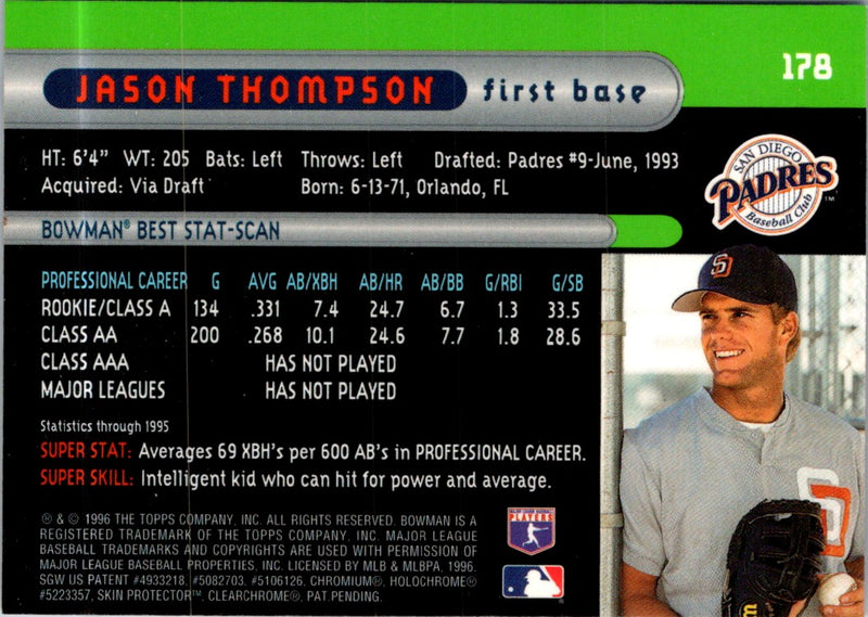 1996 Bowman's Best Jason Thompson
