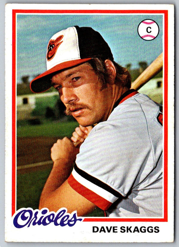1978 Topps Dave Skaggs #593 Rookie