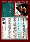 2000 Topps Season Opener Tony Brackens