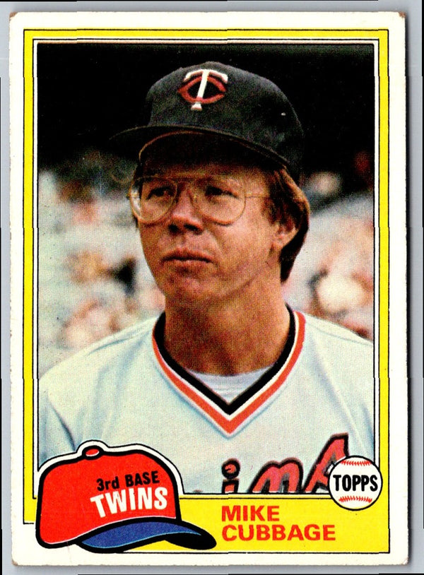 1981 Topps Mike Cubbage #657