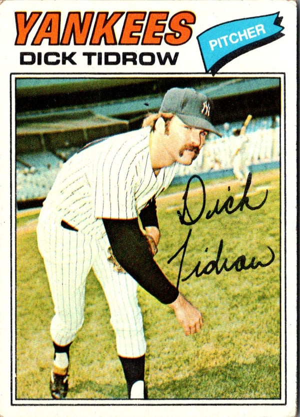 1977 Topps Dick Tidrow #461