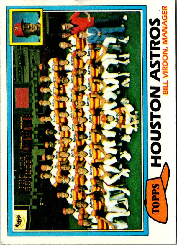 1981 Topps Houston Astros - Bill Virdon #678
