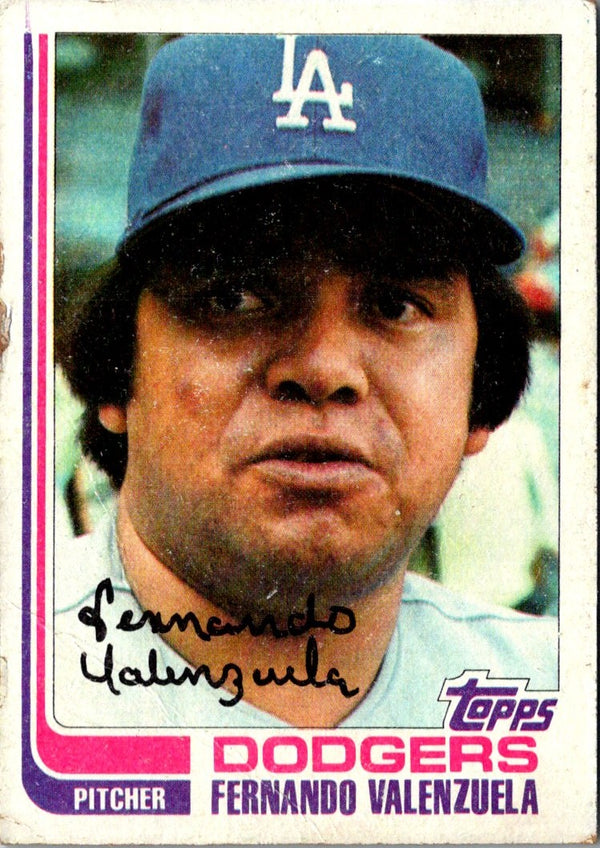 1982 Topps Fernando Valenzuela #334