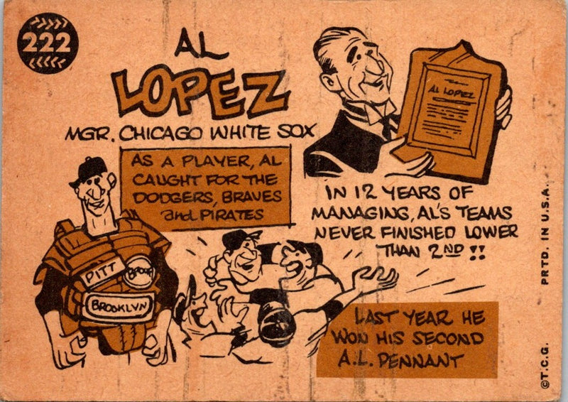1960 Topps Al Lopez