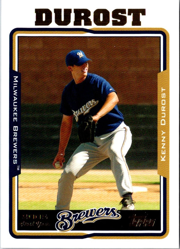 2005 Topps Updates & Highlights Kenny Durost #UH291 Rookie
