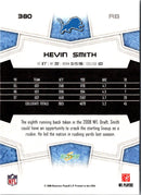 2008 Score Super Bowl XLIII Kevin Smith