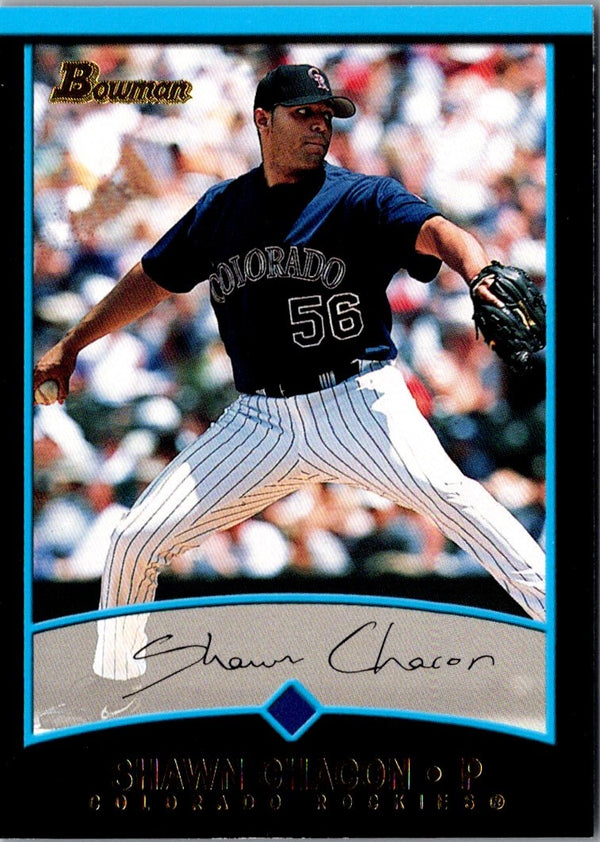 2001 Bowman Draft Picks & Prospects Shawn Chacon #BDP38