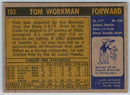 1972 Topps Tom Workman