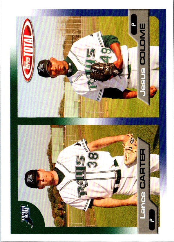2005 Topps Total Lance Carter/Jesus Colome #598