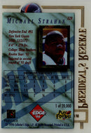 1996 Collector's Edge President's Reserve Michael Strahan