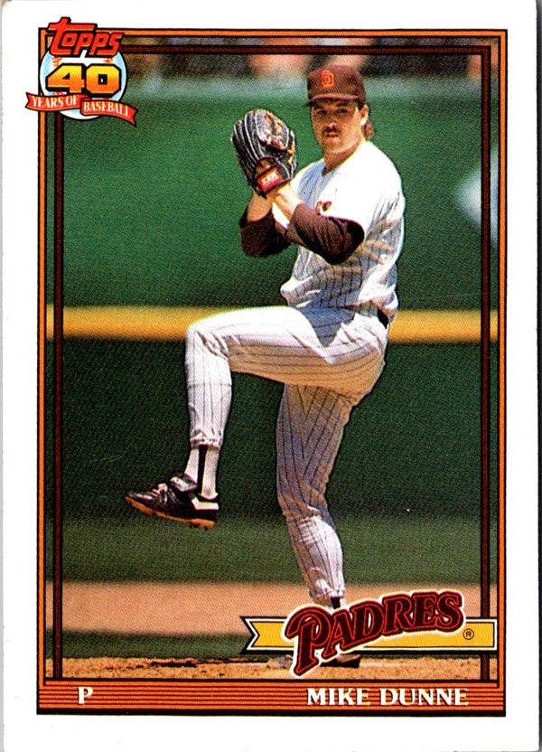 1991 Topps Mike Dunne #238