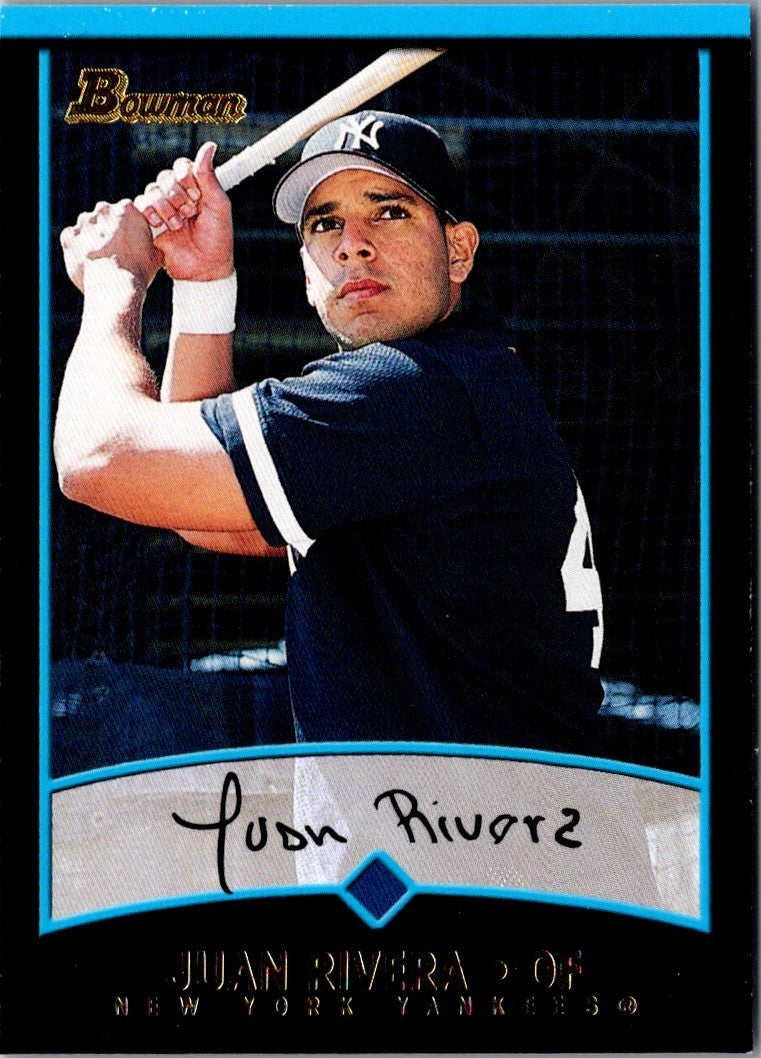 2001 Bowman Draft Picks & Prospects Juan Rivera