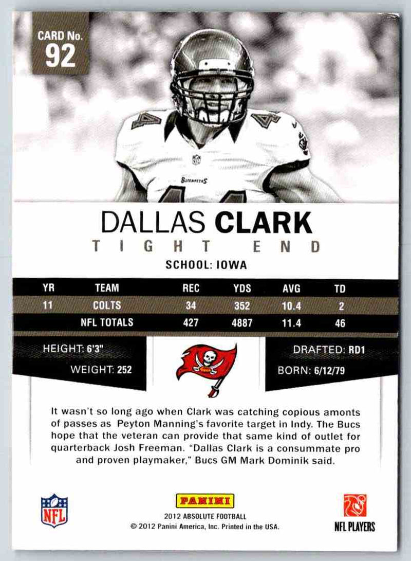 2012 Absolute Dallas Clark