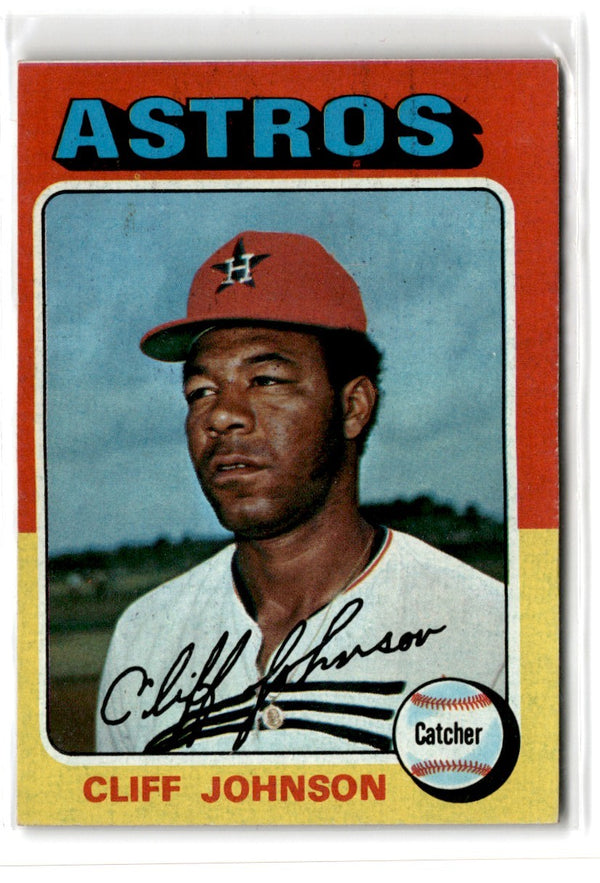 1975 Topps Cliff Johnson #143 Rookie EXMT