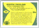 1989 Topps Keith Taylor