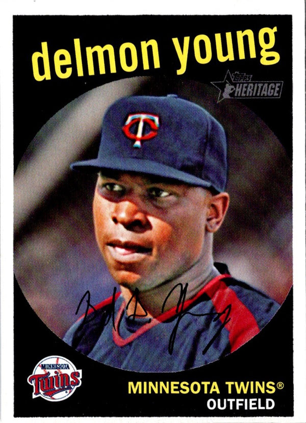 2008 Topps Heritage Delmon Young #171
