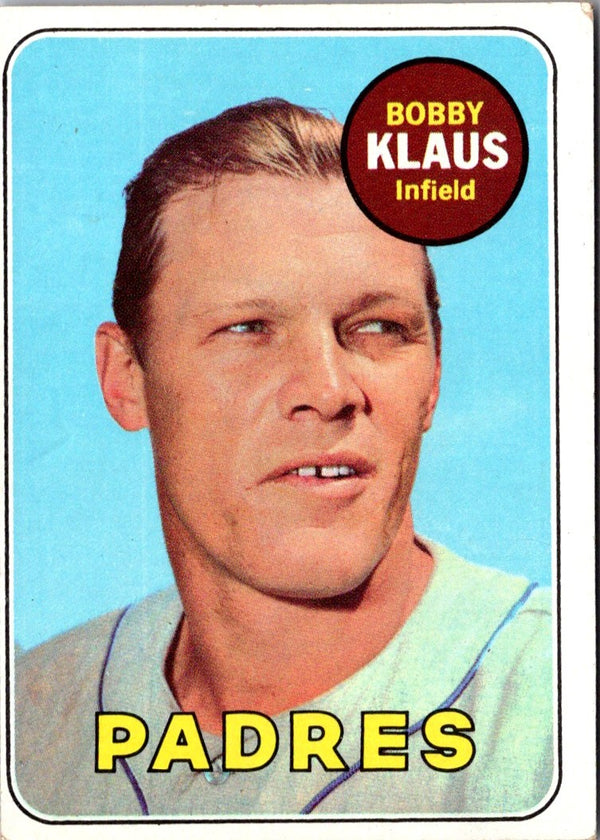 1969 Topps Bobby Klaus #387 EX