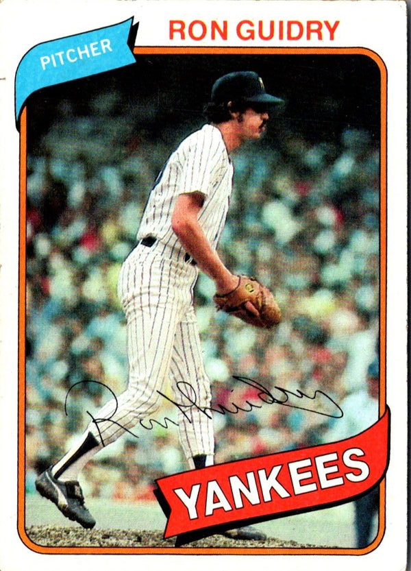 1980 Topps Ron Guidry #300