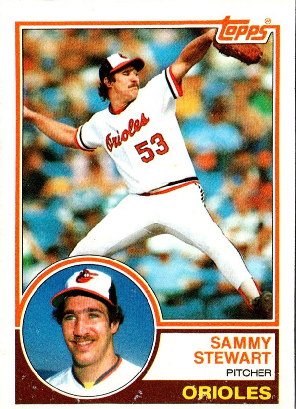 1983 Topps Sammy Stewart #347