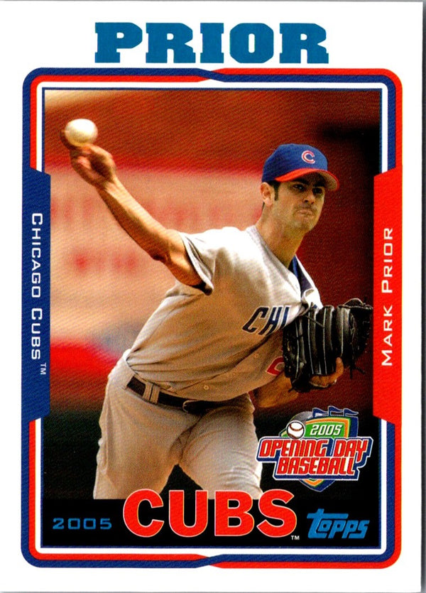 2005 Topps Opening Day Mark Prior #58