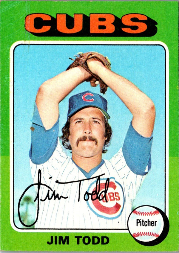 1975 Topps Jim Todd #519 Rookie