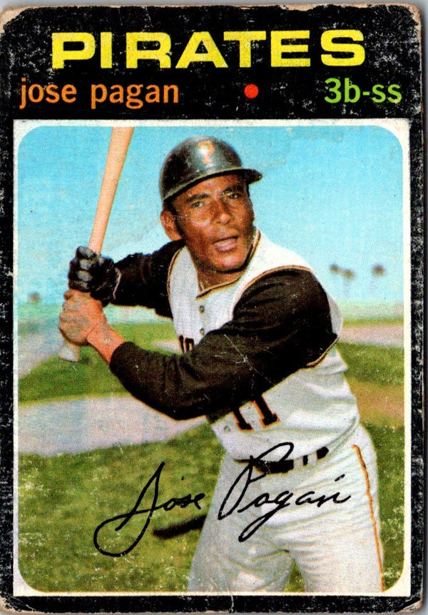 1971 Topps Jose Pagan #282