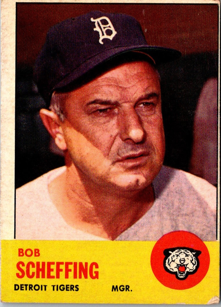 1963 Topps Bob Scheffing