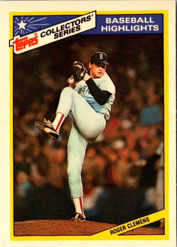 1987 Topps Woolworth Baseball Highlights Roger Clemens #7