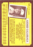 1989 Topps Kay-Bee Superstars of Baseball Andres Galarraga