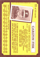 1989 Topps Kay-Bee Superstars of Baseball Carlton Fisk