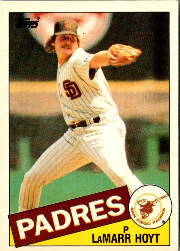 1985 Topps Traded LaMarr Hoyt #59T