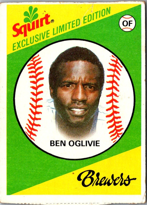 1981 Topps Squirt Ben Oglivie #3
