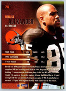 1995 Fleer Derrick Alexander