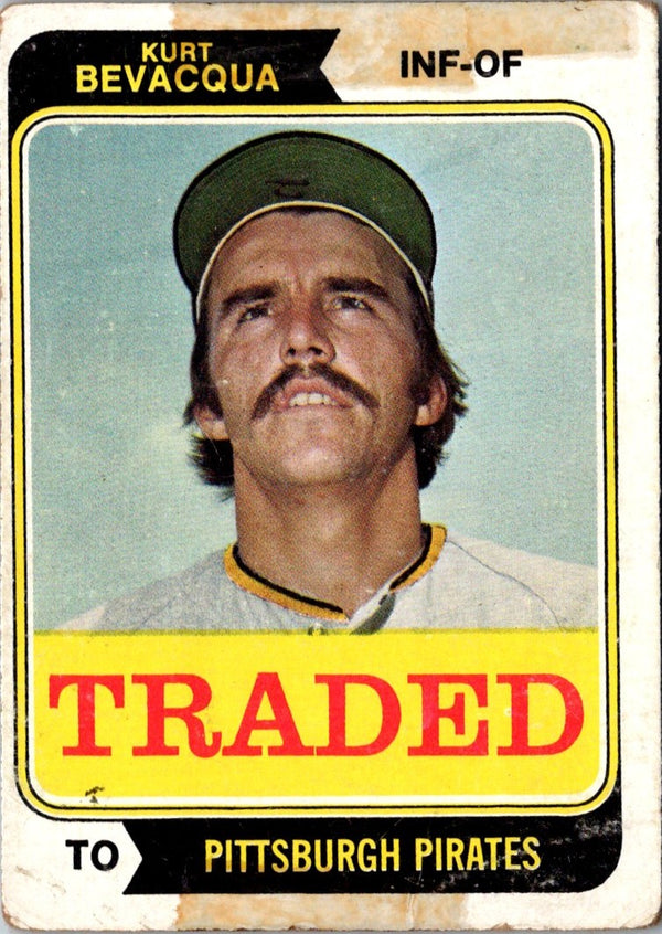 1974 Topps Traded Kurt Bevacqua #454T