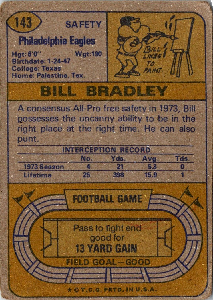 1974 Topps Bill Bradley
