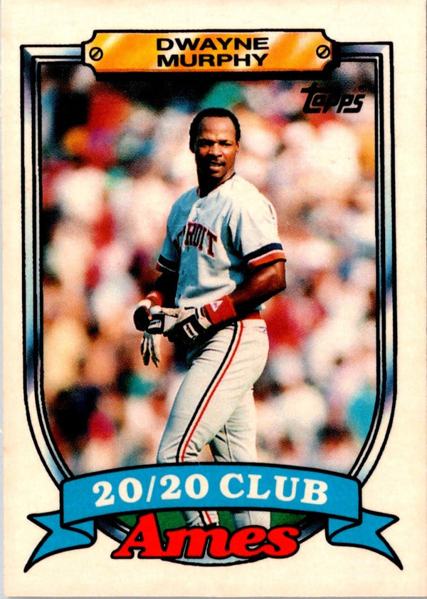 1989 Topps Ames 20/20 Club Dwayne Murphy #22