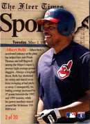 1995 Fleer Update Headliners Albert Belle