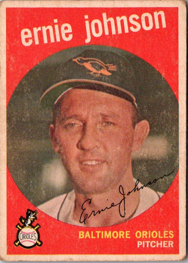 1959 Topps Ernie Johnson #279A GOOD
