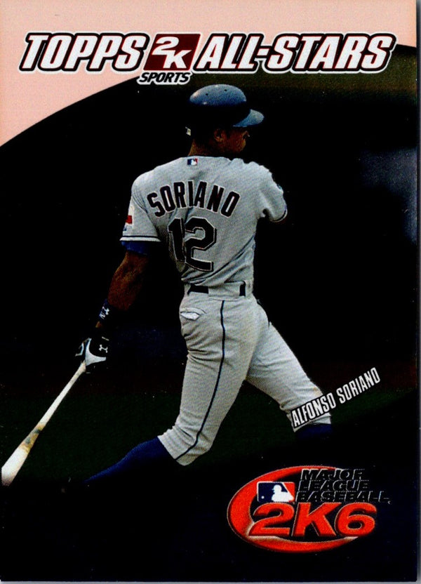 2006 Topps 2K All-Stars Alfonso Soriano #10