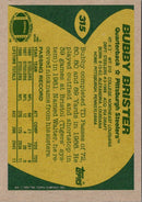 1989 Topps Bubby Brister