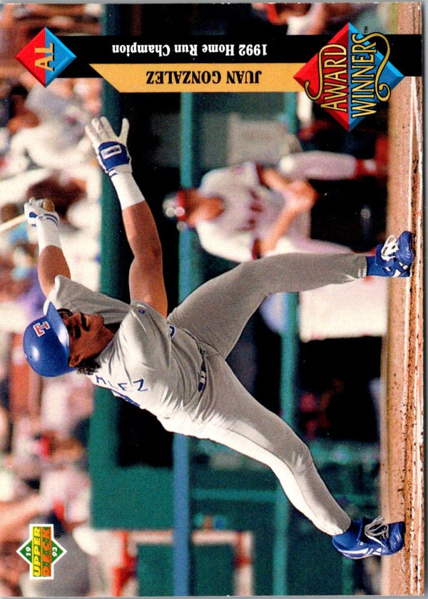 1993 Upper Deck Juan Gonzalez #497
