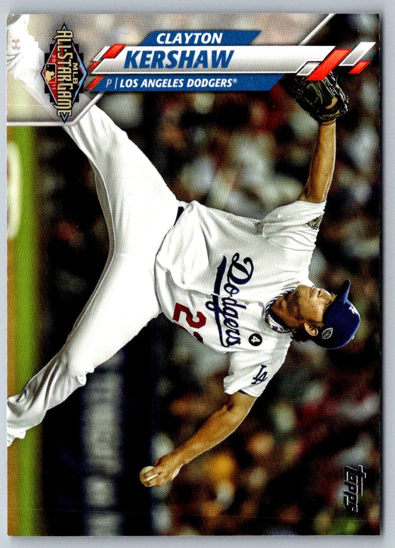 2020 Topps Update Clayton Kershaw All-Star GAME USED JERSEY