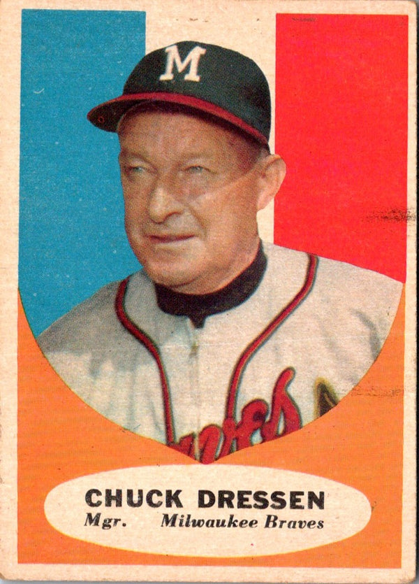1961 Topps Chuck Dressen #137 VG-EX