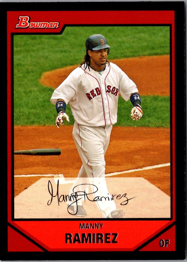 2007 Bowman Manny Ramirez #65