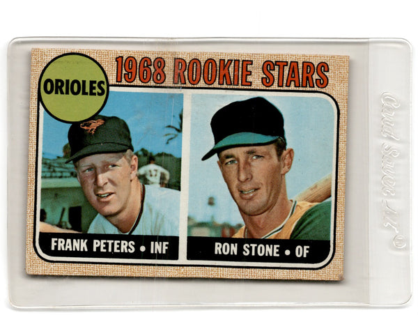 1968 Topps Frank Peters/Ron Stone #409 Rookie EX