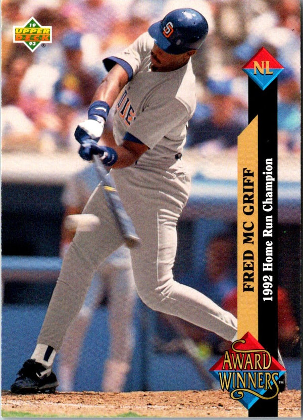 1993 Upper Deck Fred McGriff #496