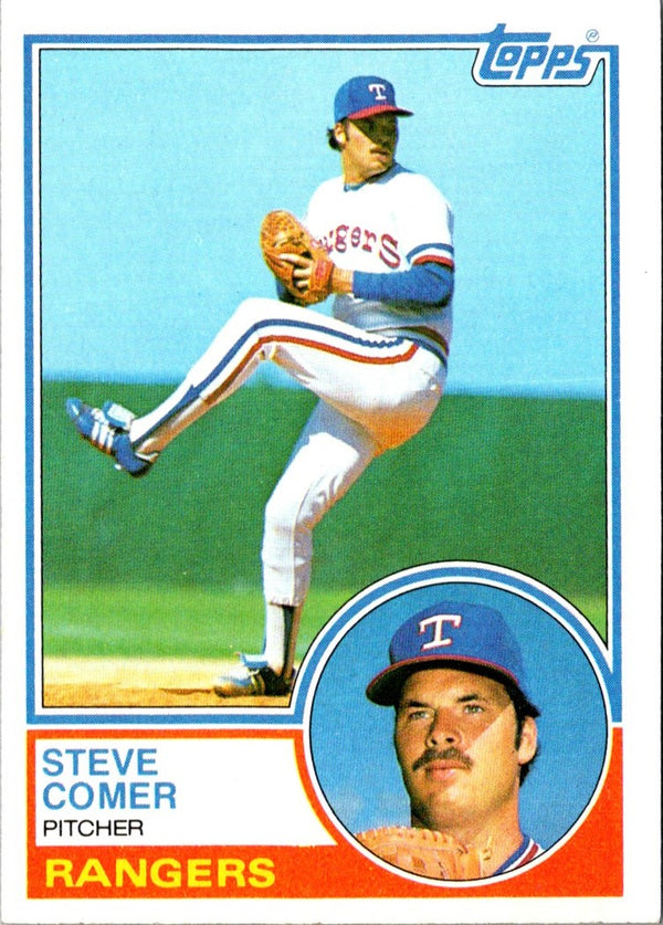 1983 Topps Steve Comer #353