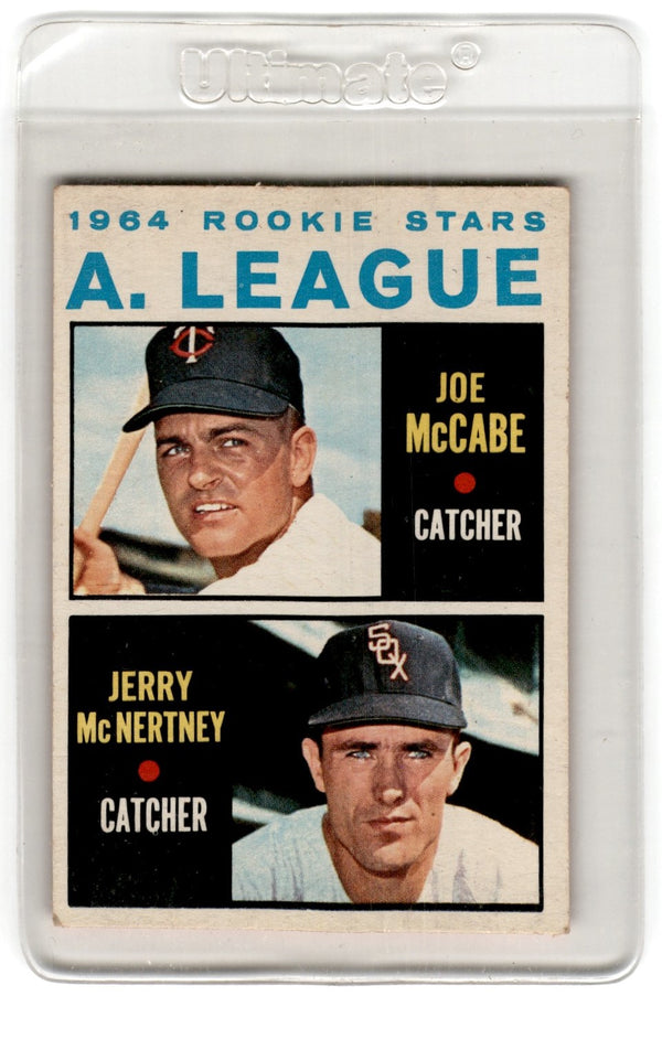 1964 Topps 1964 A.League Rookie Stars - Joe McCabe/Jerry McNertney #564 Rookie EX+