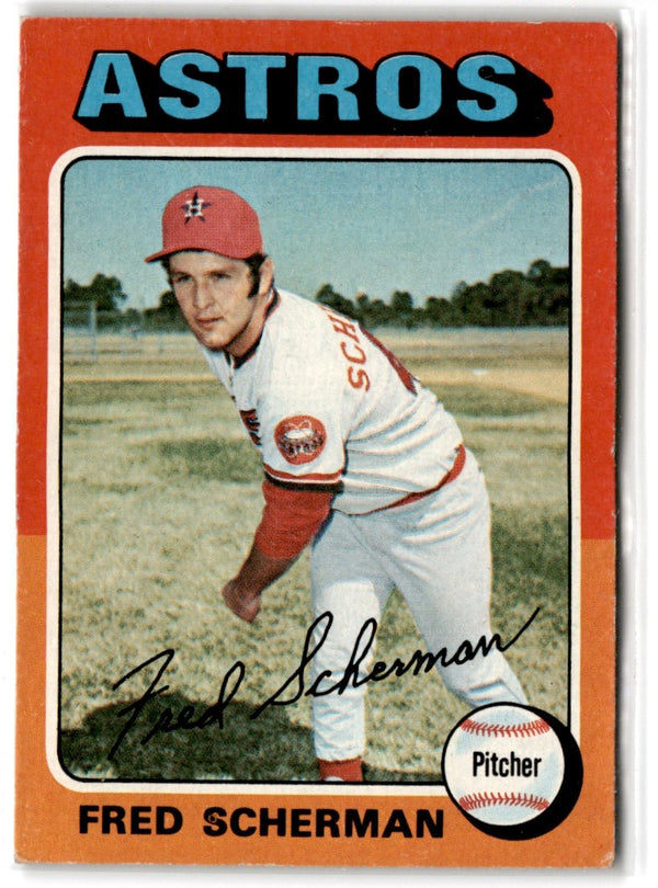 1975 Topps Fred Scherman #252 VGEX