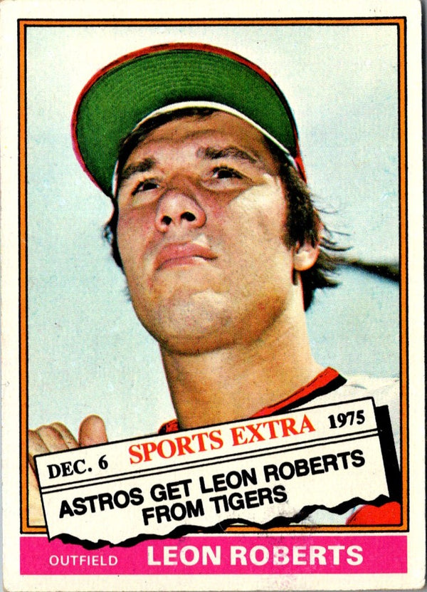 1976 Topps Traded Leon Roberts #292T
